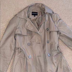 Express trench rain coat like new